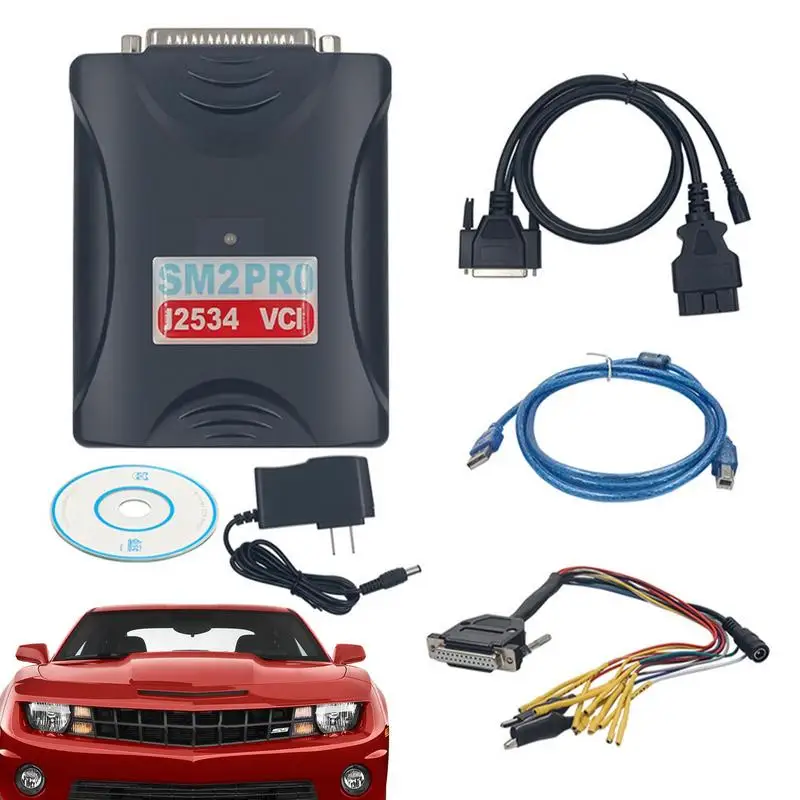 

SM2 Pro J2534 VCI Programmer With PFLASHER Add 67 Moudels ForChevrolet ForKia ForHyundai Gearbox PCM Car Diagnostic Tool