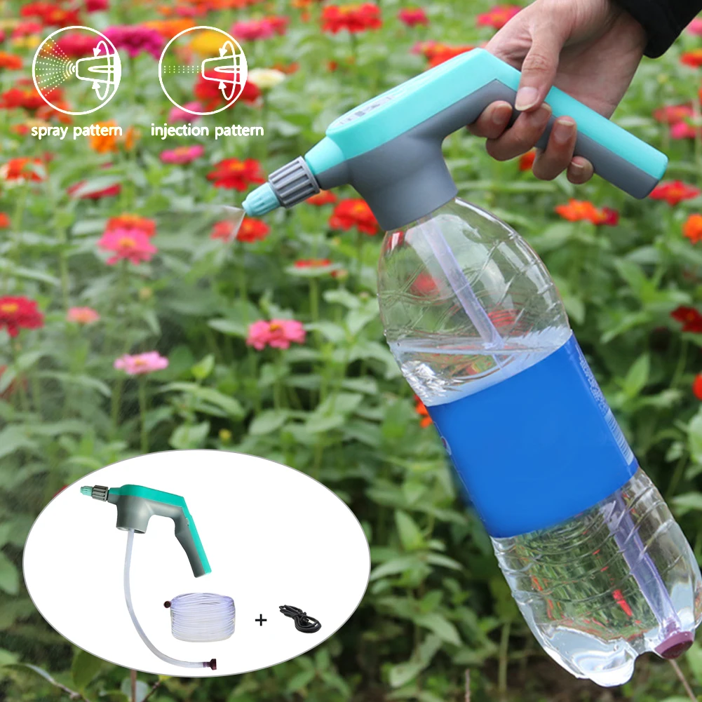 

2022 Automatic High Pressure Air Pump Sprayer Suit for Plants Pump Sprayer Electric Charging Watering Head Garden Watering Tool