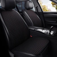 car seat cover front rear flax seat back protect cushion automobile seat cushion protector pad car covers mat car decoration