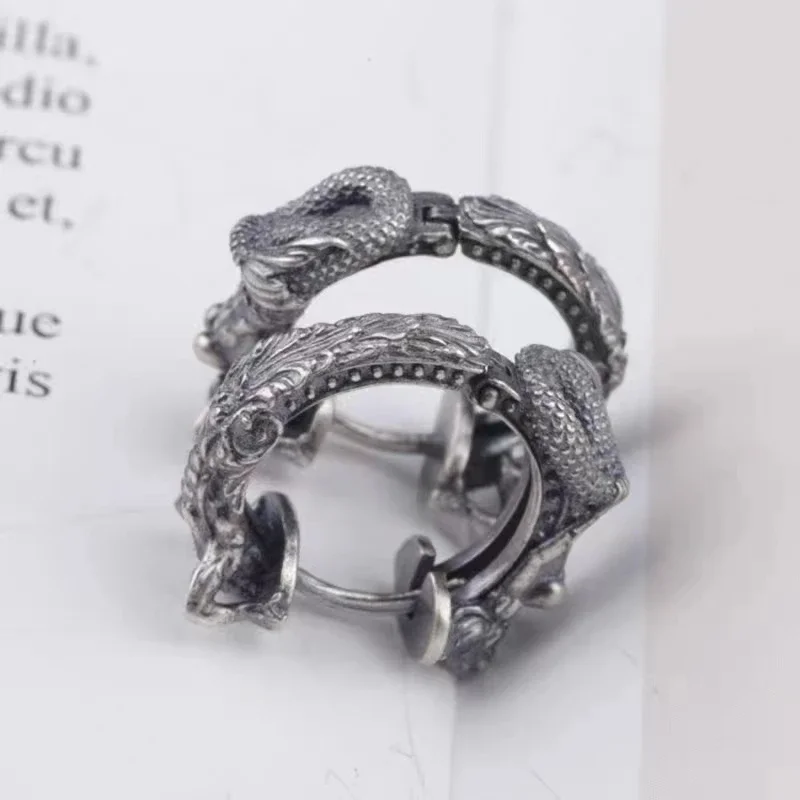 Асимметричные серьги в стиле ретро Нептун Посейдон Русалка женские и мужские для