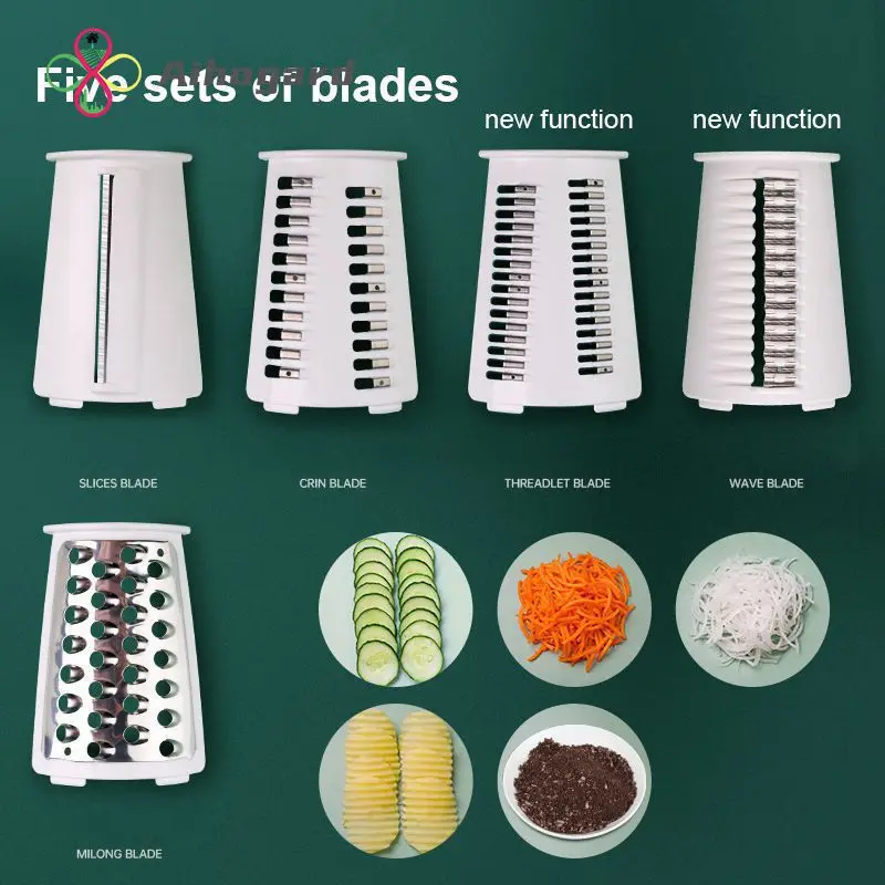 

Multifunctional Vegetable Cutter Cutting Manual Potato Chopper Carrot Graters Cheese Slicer Nut Grinder Kitchen Gadgets Tools