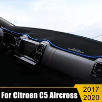 for citroen c5 aircross 2017 2018 2019 2020 car dashboard cover avoid light pads instrument platform desk mats case accessories