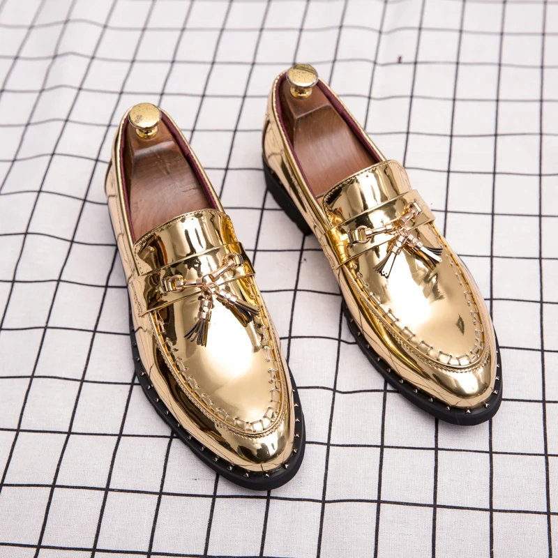 

2022 Men's Fashion Fringe Leather Shoes Casual Shoes Comfortable Slip-on Fringe Leather Shoes Casual Shoes Dress Shoes