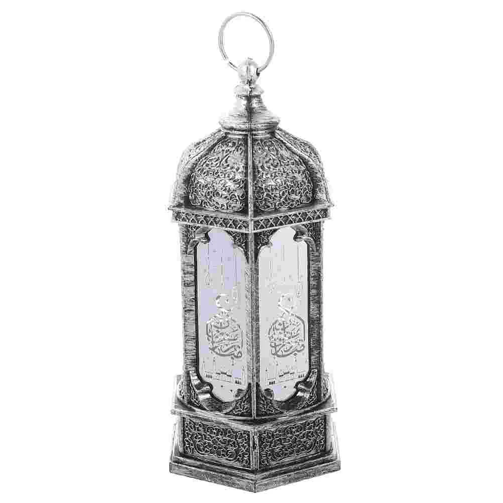 

Lantern Eid Decor Lamp Hanging Ramadan Vintage Mubarak Light Muslim Decorative Led Desktop Lamps Islamic