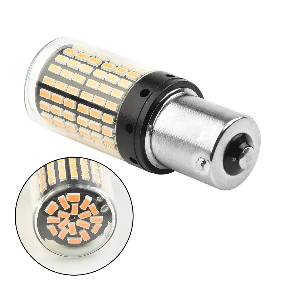 PY21W 5009 Canbus LED BAU15S 7507 Указатель поворота без ошибок Светодиодная лампа Янтарная