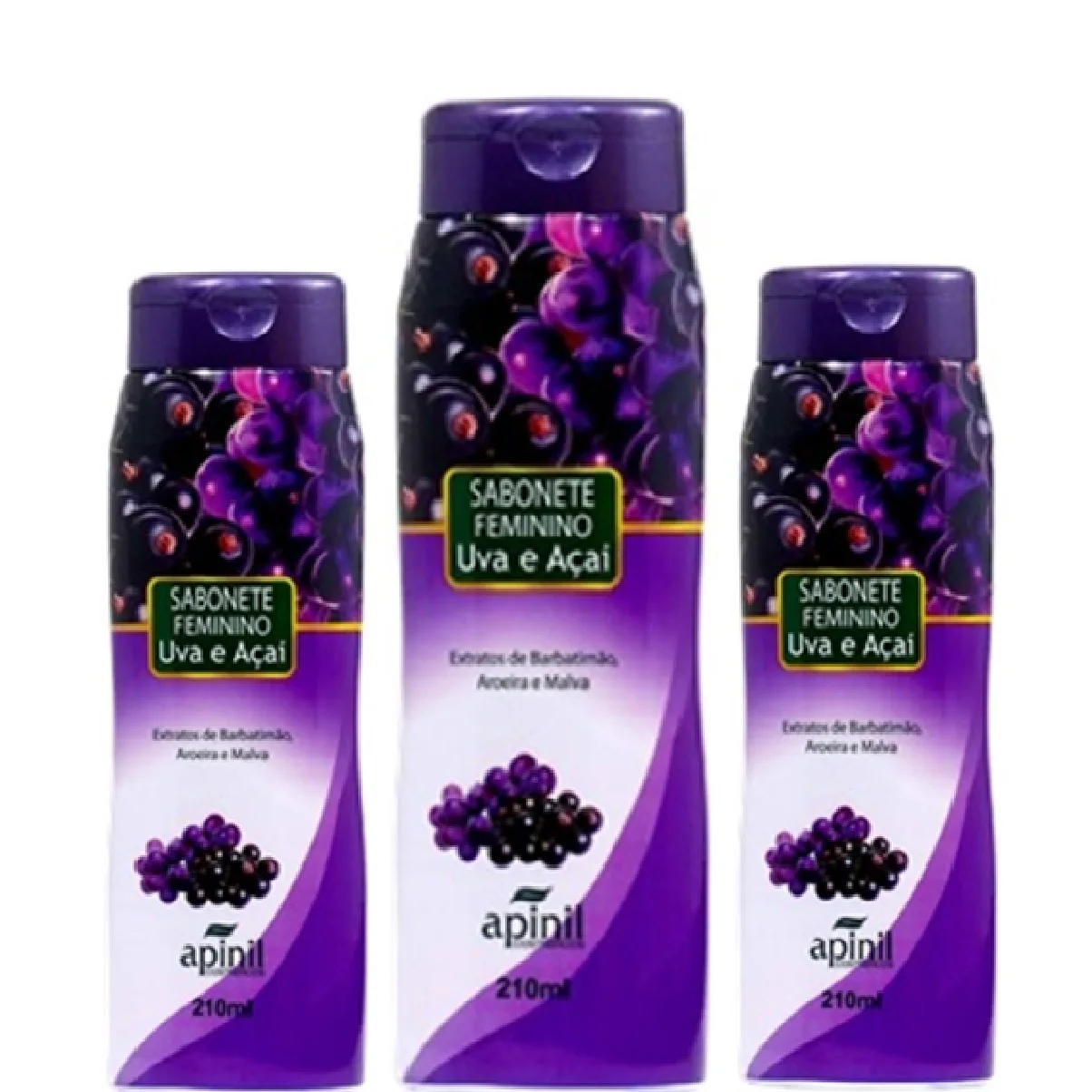 

Soap Intima Grape and Acai Apinil 210ml Kit 12 Units