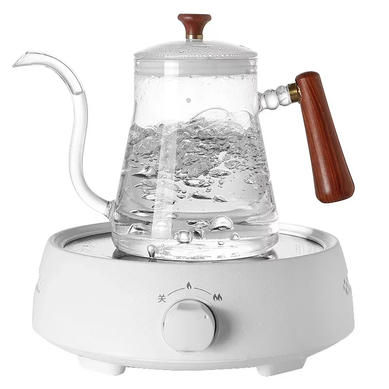 

Coffee Pot Glass Turkish Coffee Kettle Tea Maker Long Dripper Nozzle Coffee Drip Kettle Multiple Colour Coffee Pot with Curved