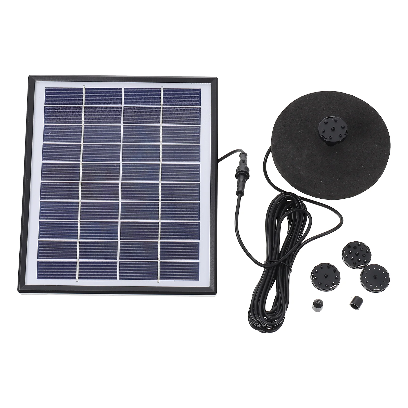 

1 Set of Solar Landscape Fountain Pool Solar Fountain Garden Decoration