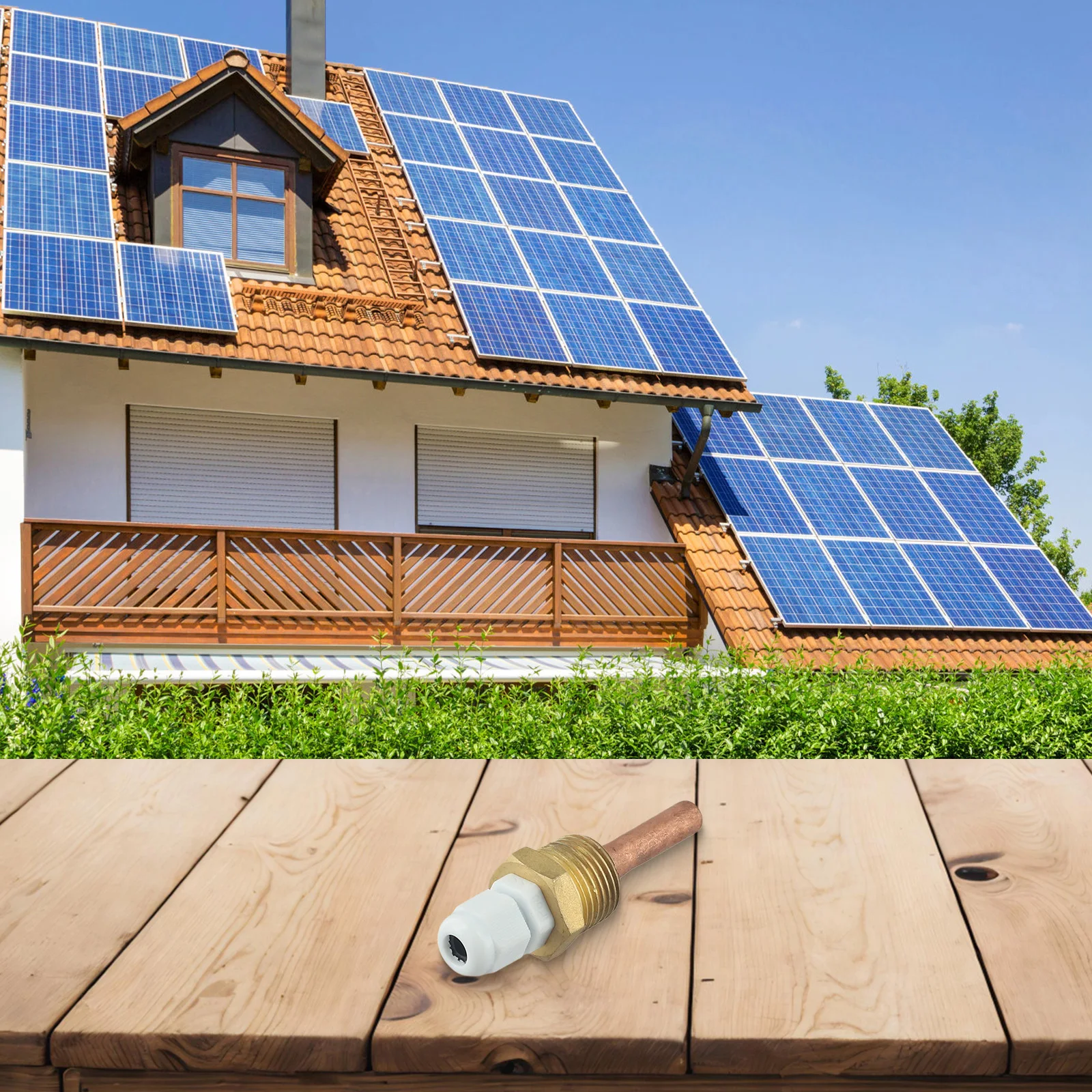 1 шт. 42-300 мм латунная термогильза водонепроницаемая для BSP DN15 резьба 6 МПа давление