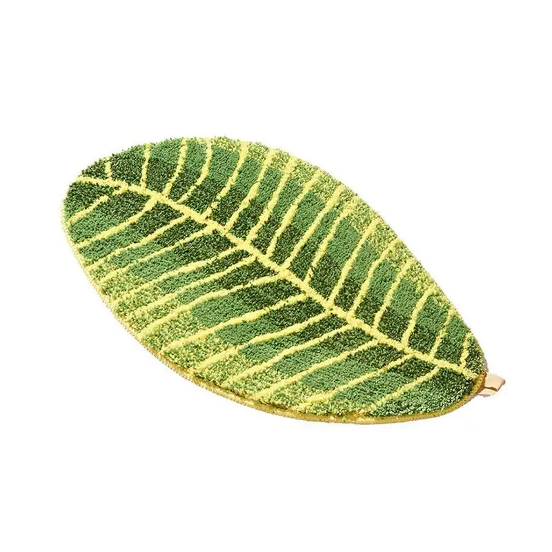 

Быстросохнущий впитывающий напольный коврик в виде листьев