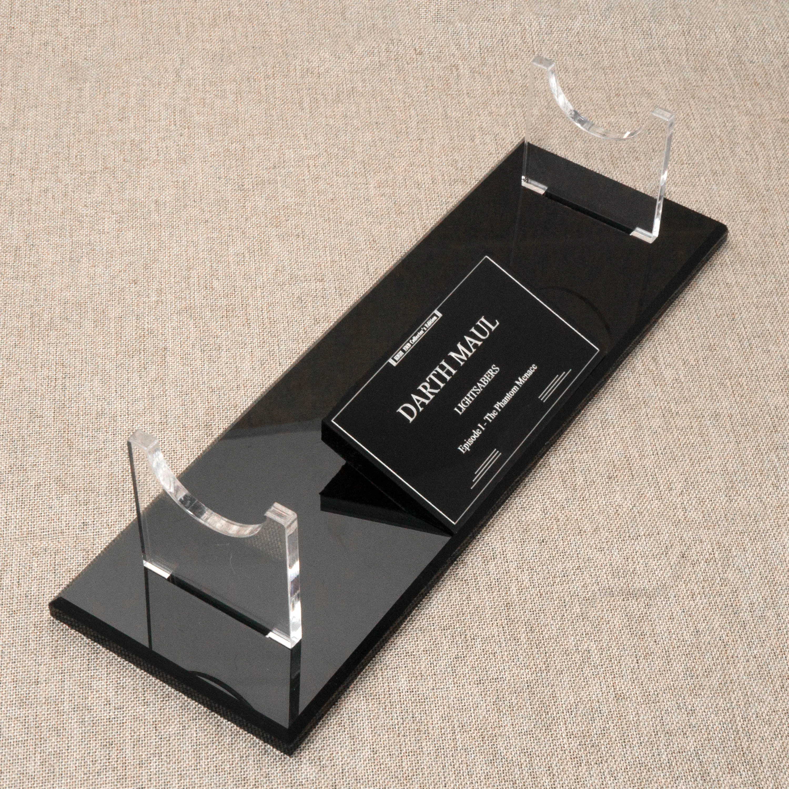 DARTH MAUL Lightsabers Collection Display Stand Saber Nameplate Акриловый материал 89sabers ELFsaber LGTsaber Можна