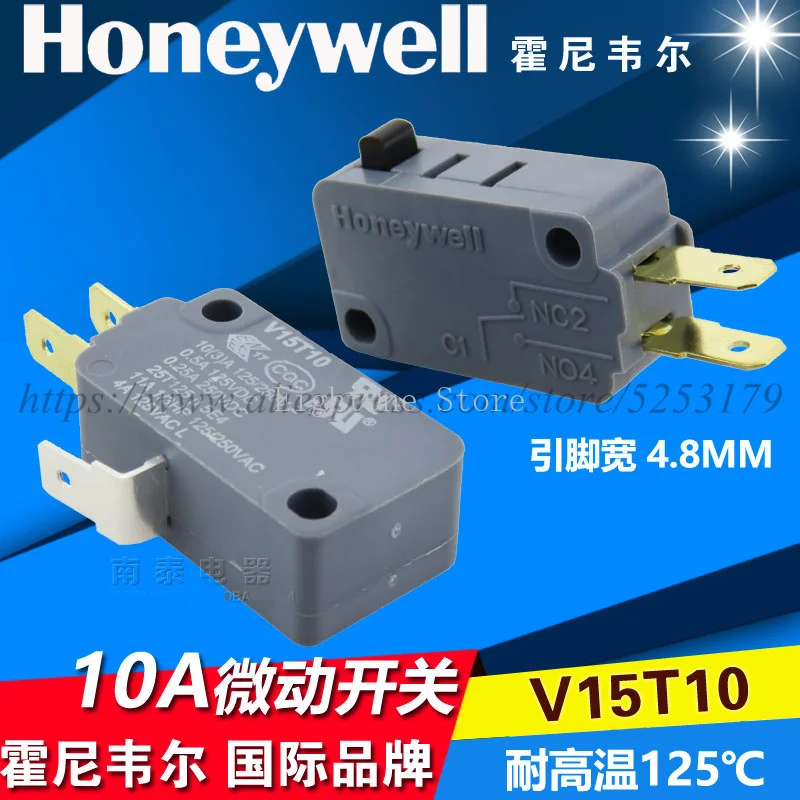 5 шт. HONEYWELL Оригинальный Новый микропереключатель V15T10 10A |