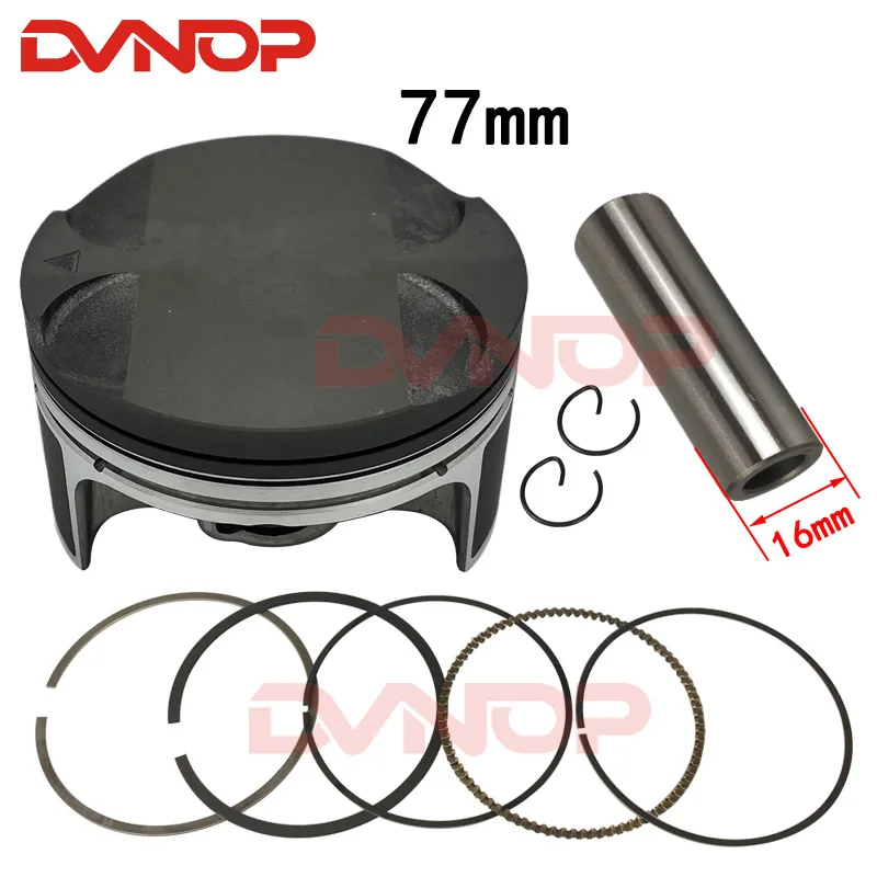 

Zongshen NC250 аксессуары для цилиндров мотоцикла NC 250 XZ250R T6 ZS177 мм поршневое кольцо двигателя диаметр поршня 77 мм штифт 16 мм