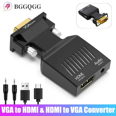 BGGQGG HDMI-VGA адаптер 1080P