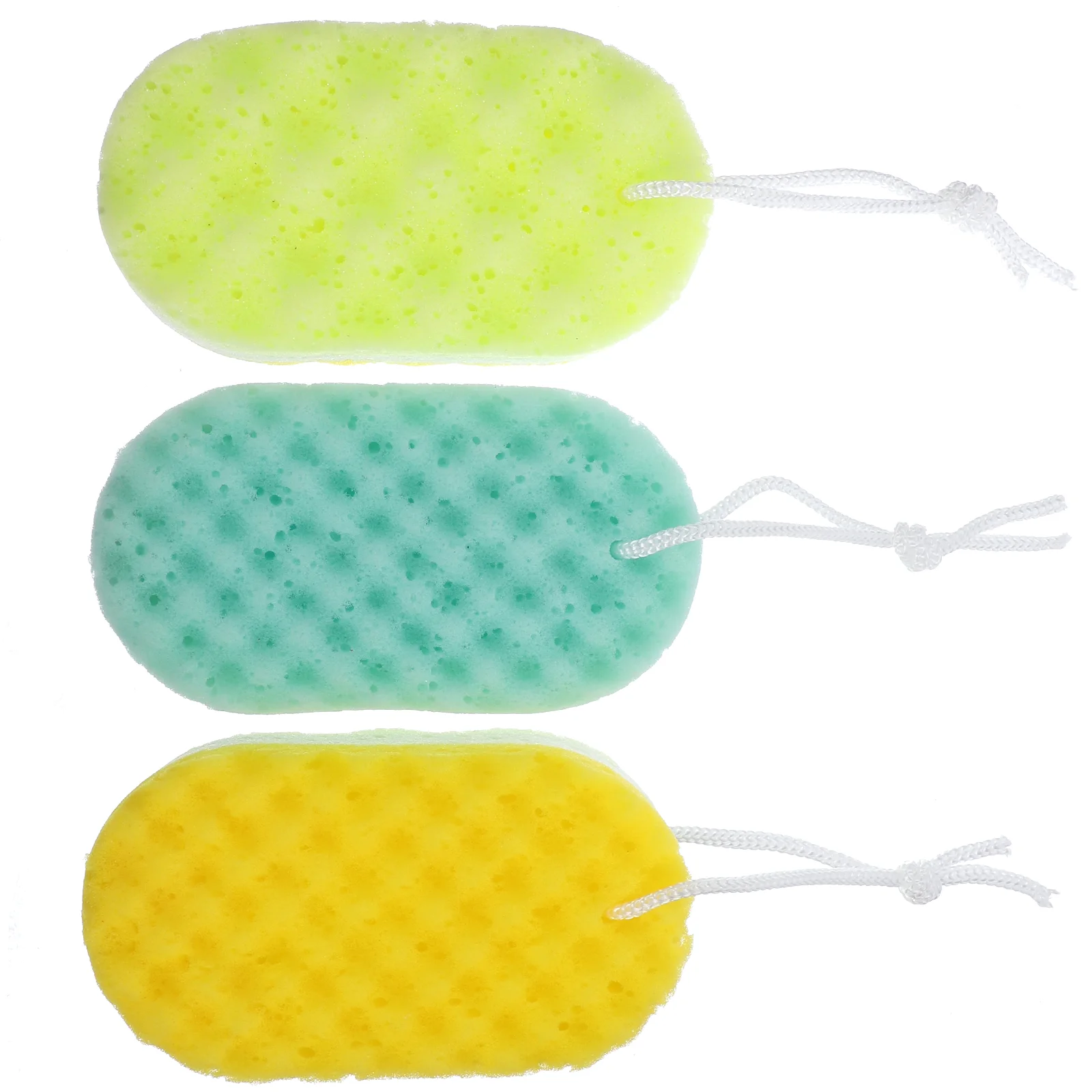 

3Pcs Bath Sponge Sponge Body Shower Rub Shower Sponge Scrubber Bath Brush Rubbing Towel for Toddler Infant Newborn Random
