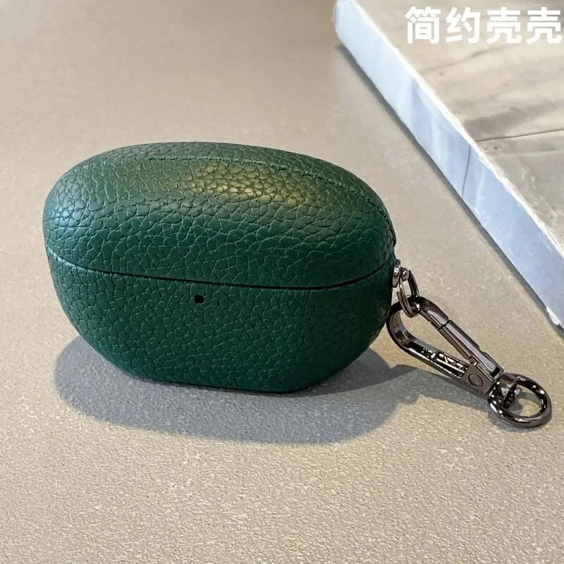 Фото Защитный чехол из натуральной кожи для Sony WF-1000XM5, чехол для Bluetooth-наушников XM5, защитные чехлы для наушников с защитой от падения, беспроводная зарядка №5