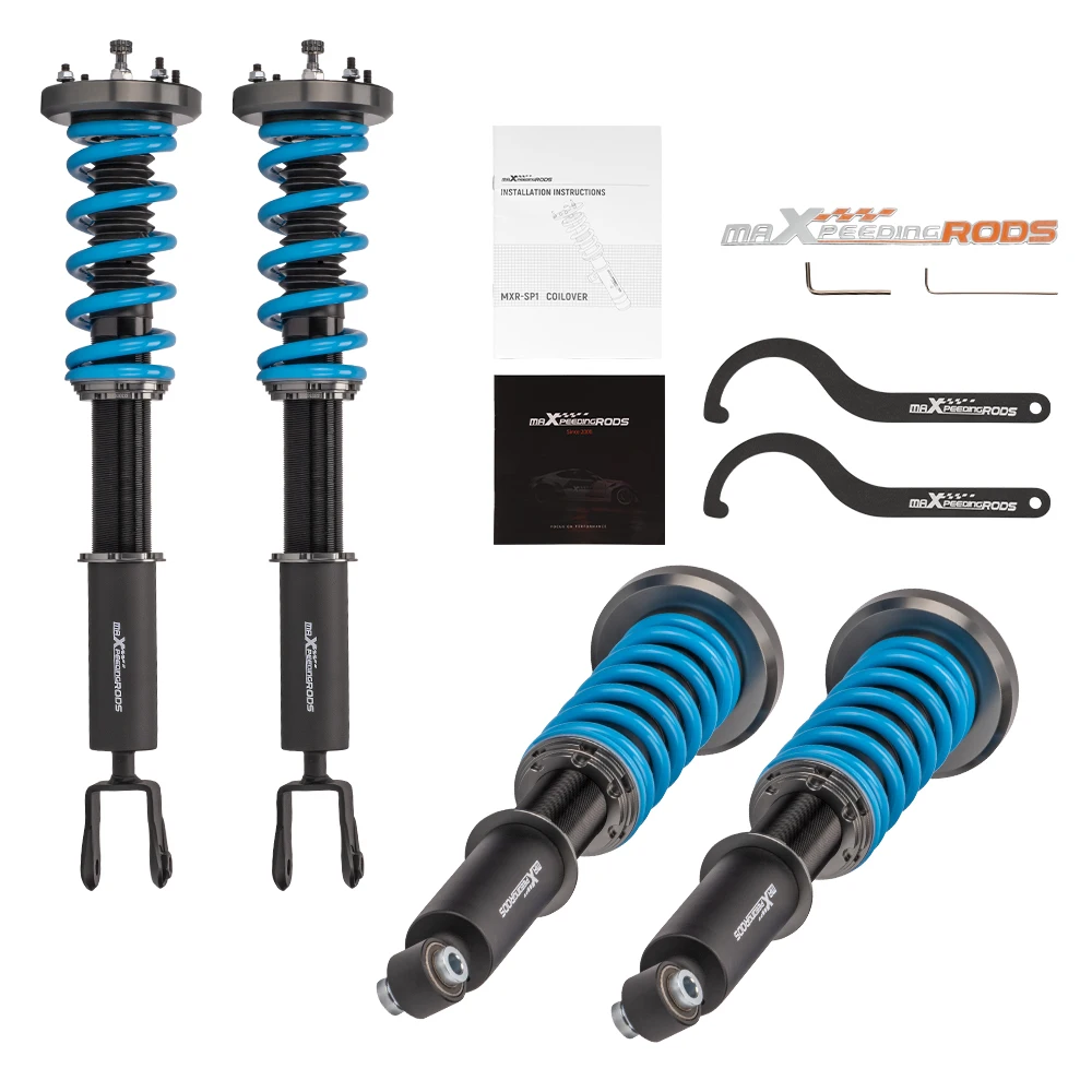 Аддж. Комплект амортизаторов Coilover COT6 для Jaguar XJ8 XJR X350 2003 2004 2005 2006 2007 стойки