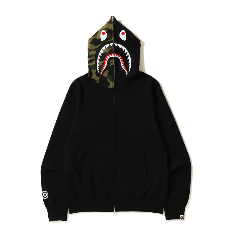 AAPE BY A BATHING APE Хлопковый кардиган с капюшоном
