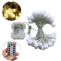led lights with remote chain ball led string lighting 3m 6m lamp bulb light string waterproof outdoor wedding christmas