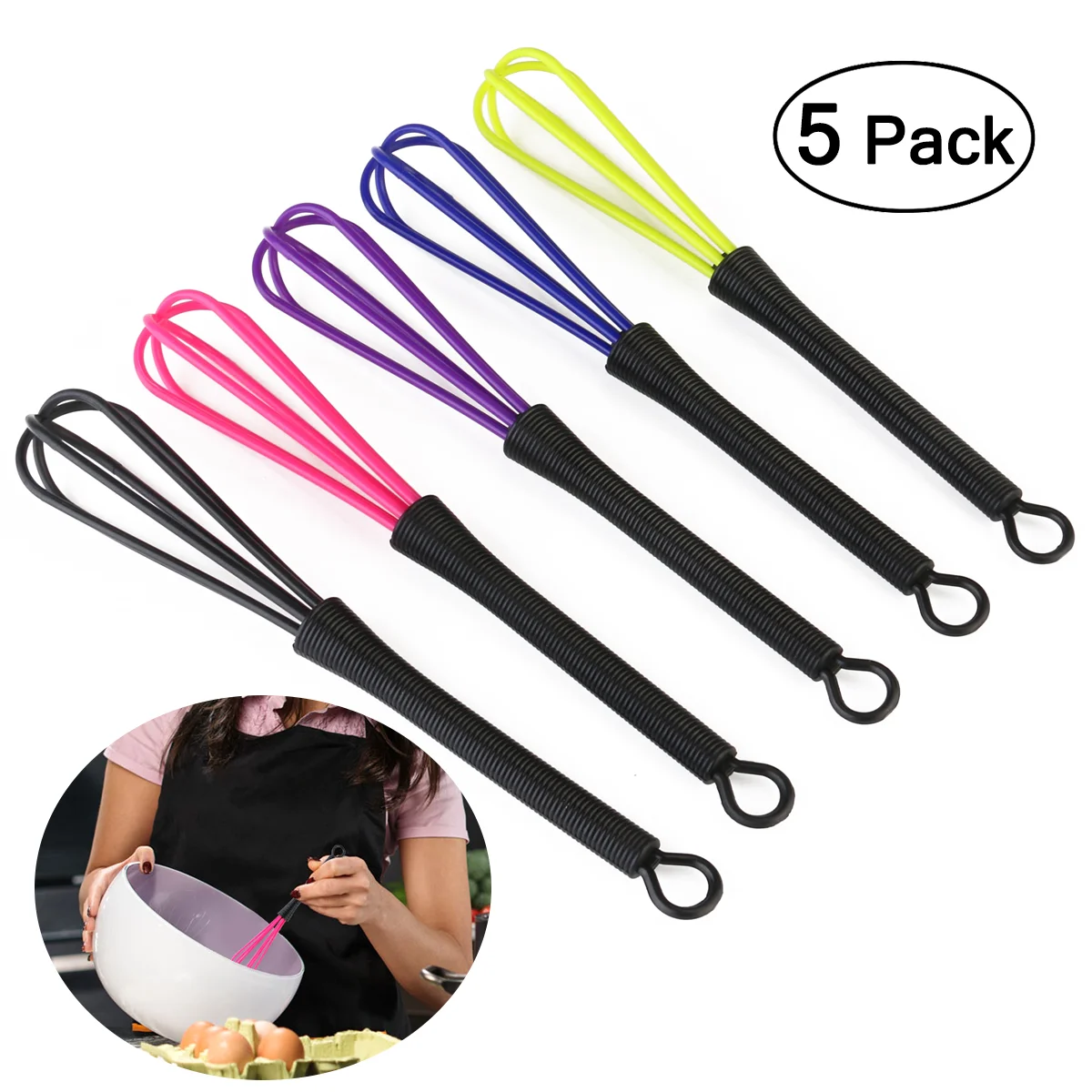 TINKSKY 5 шт. пластиковый салонный парикмахерский венчик для краски воздушный шар