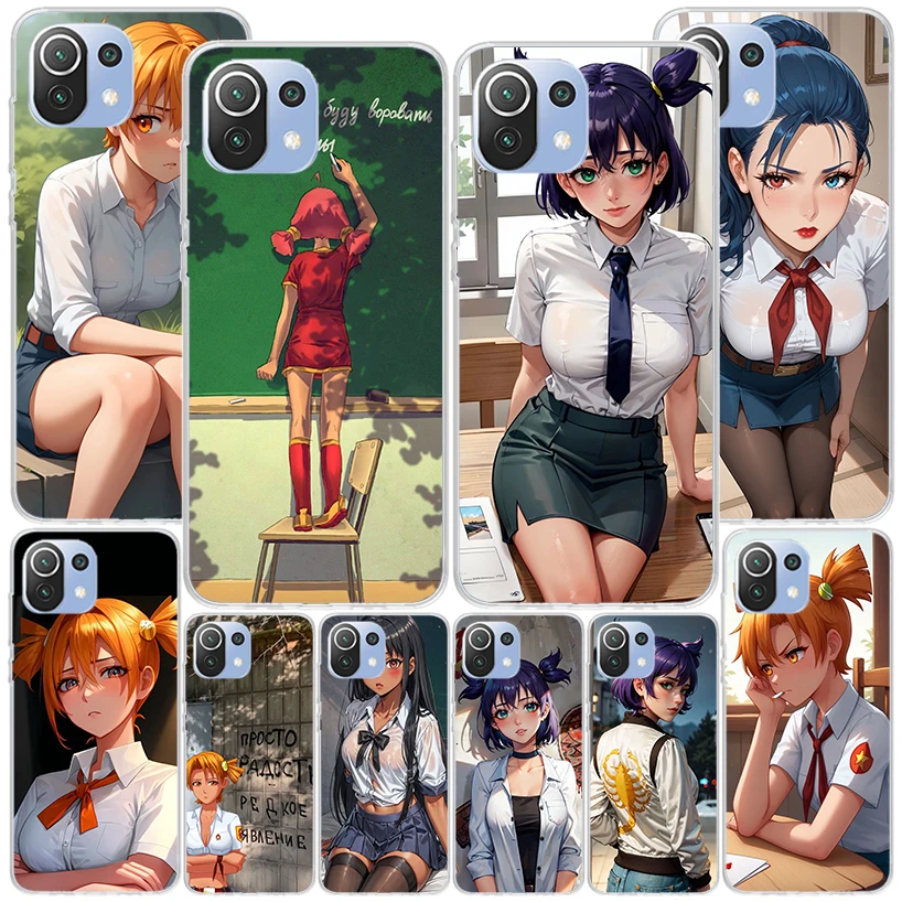 Чехол для телефона Everlasting Summer с аниме Xiaomi Redmi Note 10 9S 9 8T 8 Pro 7 5 Mi 12T 11T 10T 9T 12 11 Lite A2 A3 Coque