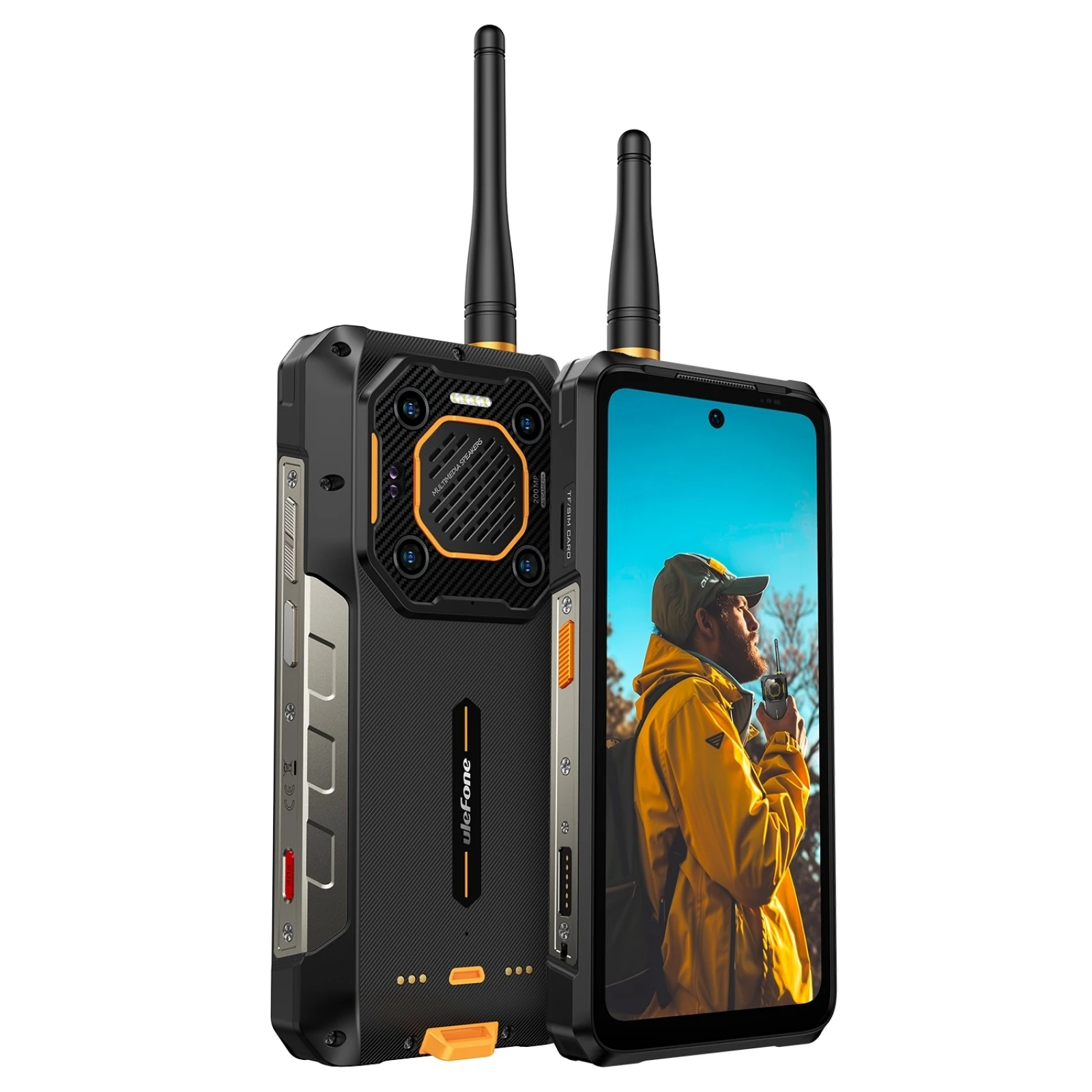 Фото Прочный смартфон Ulefone Armor 26 Ultra Walkie Talkie 5G, водонепроницаемый, 6,78 дюйма, 120 Вт, 15600 мАч, 200 МП, камера, 64 МП, ночное видение, NFC №1