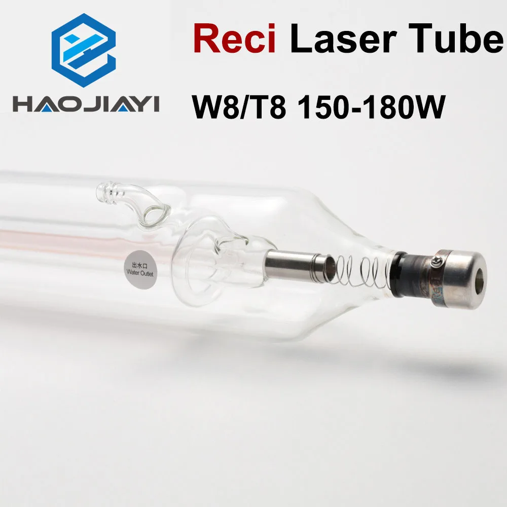 

HAOJIAYI Beijing Reci CO2 Laser Tube W8 150W Length 1850mm Dia. 90mm for CO2 Laser Engraving Cutting Machine