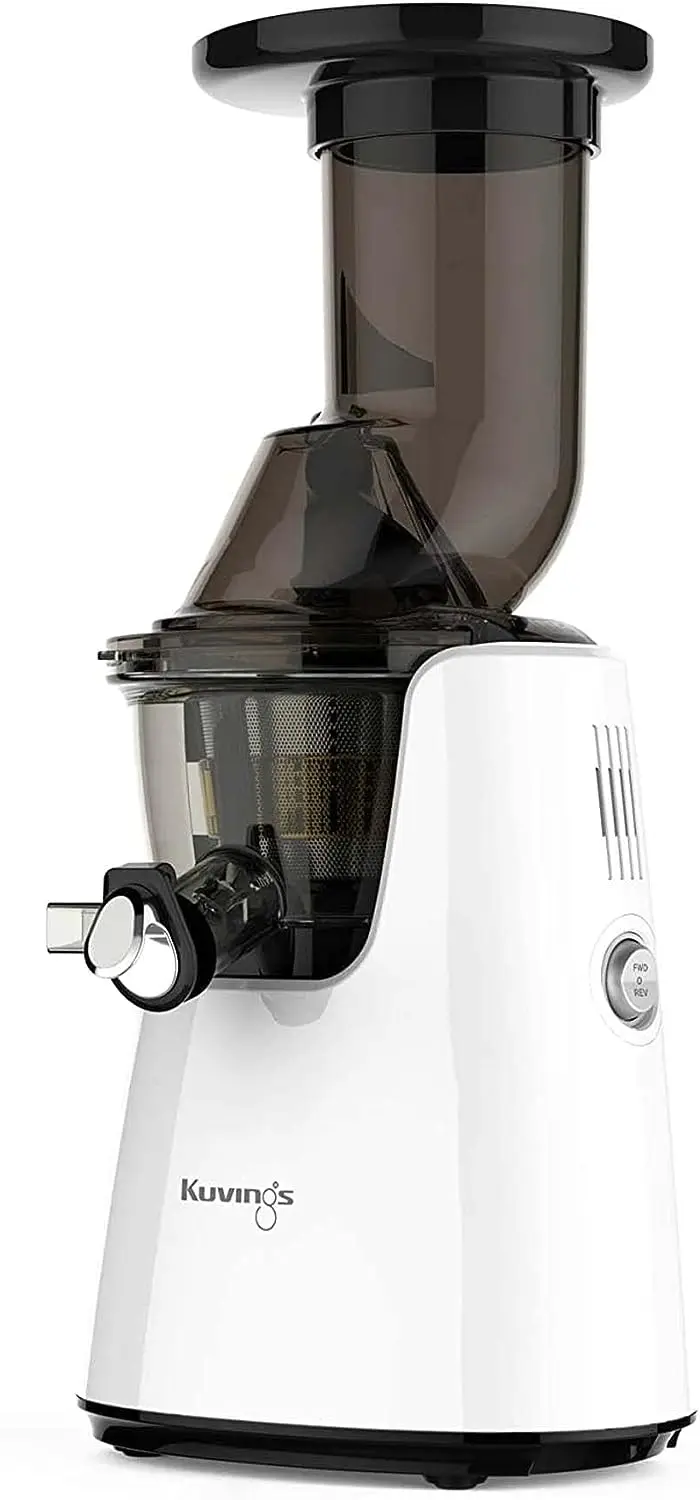 

Slow Juicer Elite C7000W - Higher Nutrients and Vitamins, BPA-Free Components, Easy to Clean, Efficient 240W, 60RPMs,White,Whil