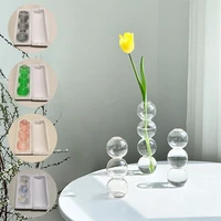 ins transparent minority spherical vase bubble decoration flower arrangement vases decoration home birthday gift hot sale