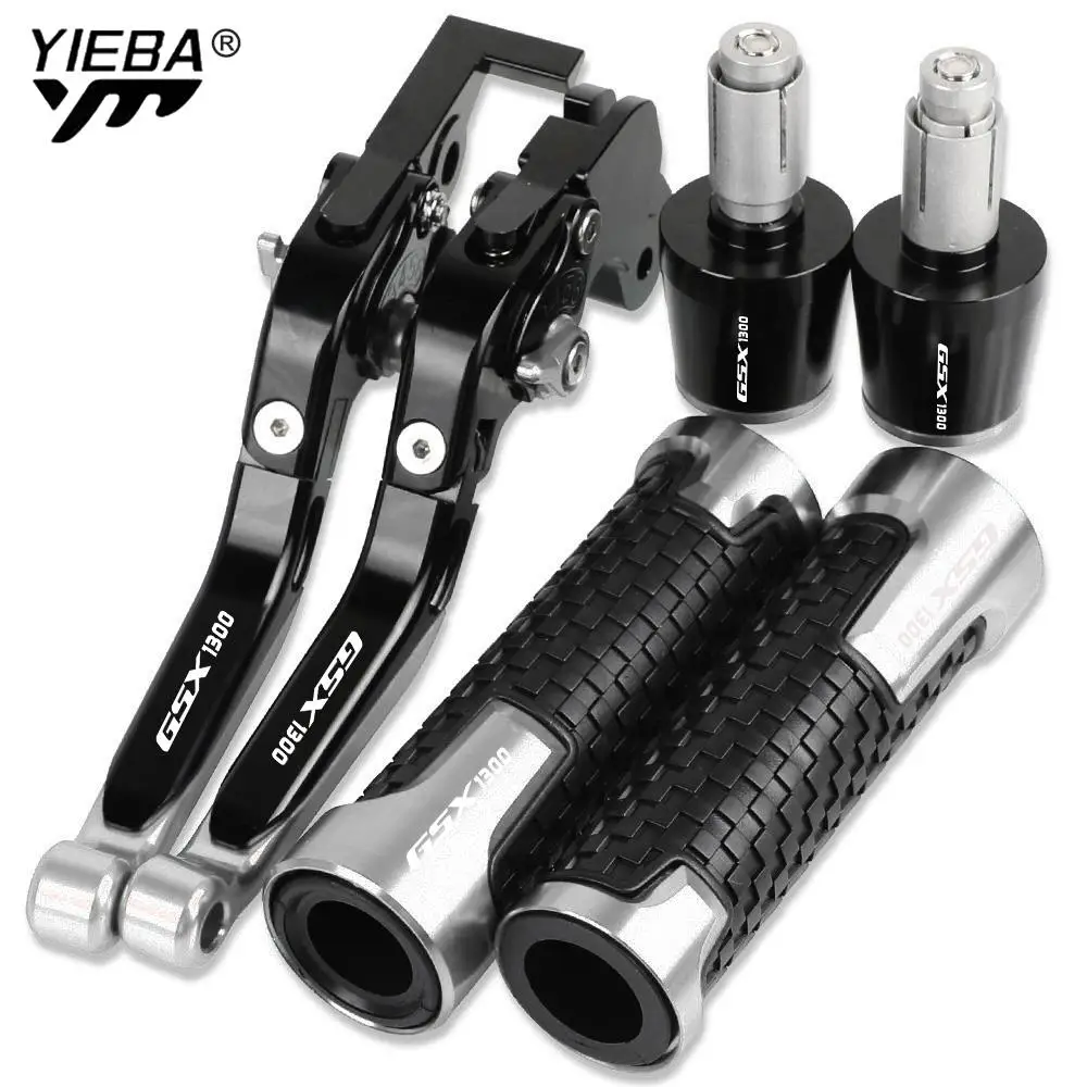 

GSX 1300 Motorcycle Aluminum Brake Clutch Levers Handlebar Hand Grips ends For SUZUKI GSX1300 2008 2009 2010 2011 2012