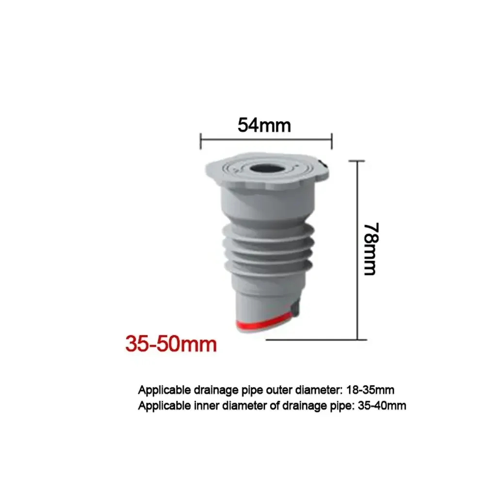 

Женское кольцо для герметизации труб, 1 шт., соединитель для шланга кухонной стиральной машины с защитой от запаха, пробка для слива пола