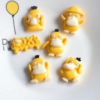kawaii cute pokemon psyduck cartoon resin diy accessories toy anime collect gifts
