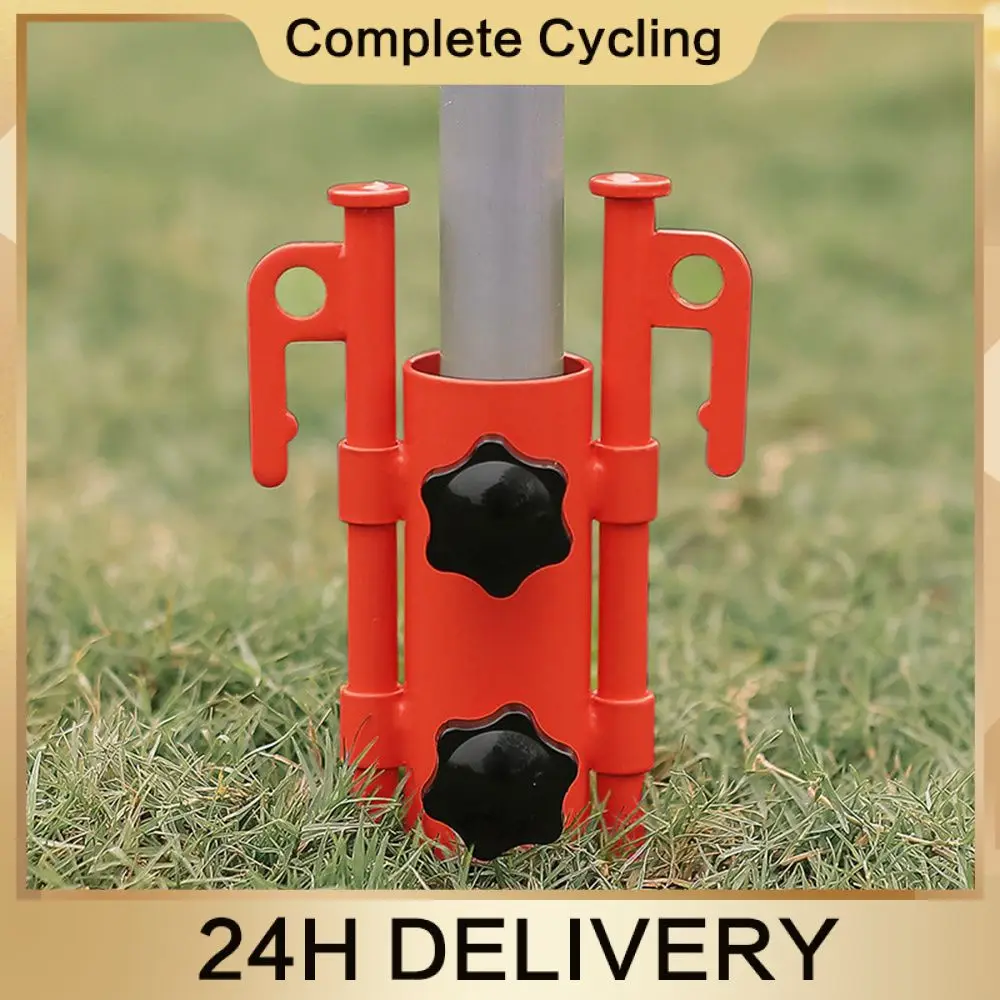 

Tent Support Pole Windproof 185g Tent Awning Pole Accessories Sky Curtain Rod Color Fixer Portable Steel Canopy Rod Retainer