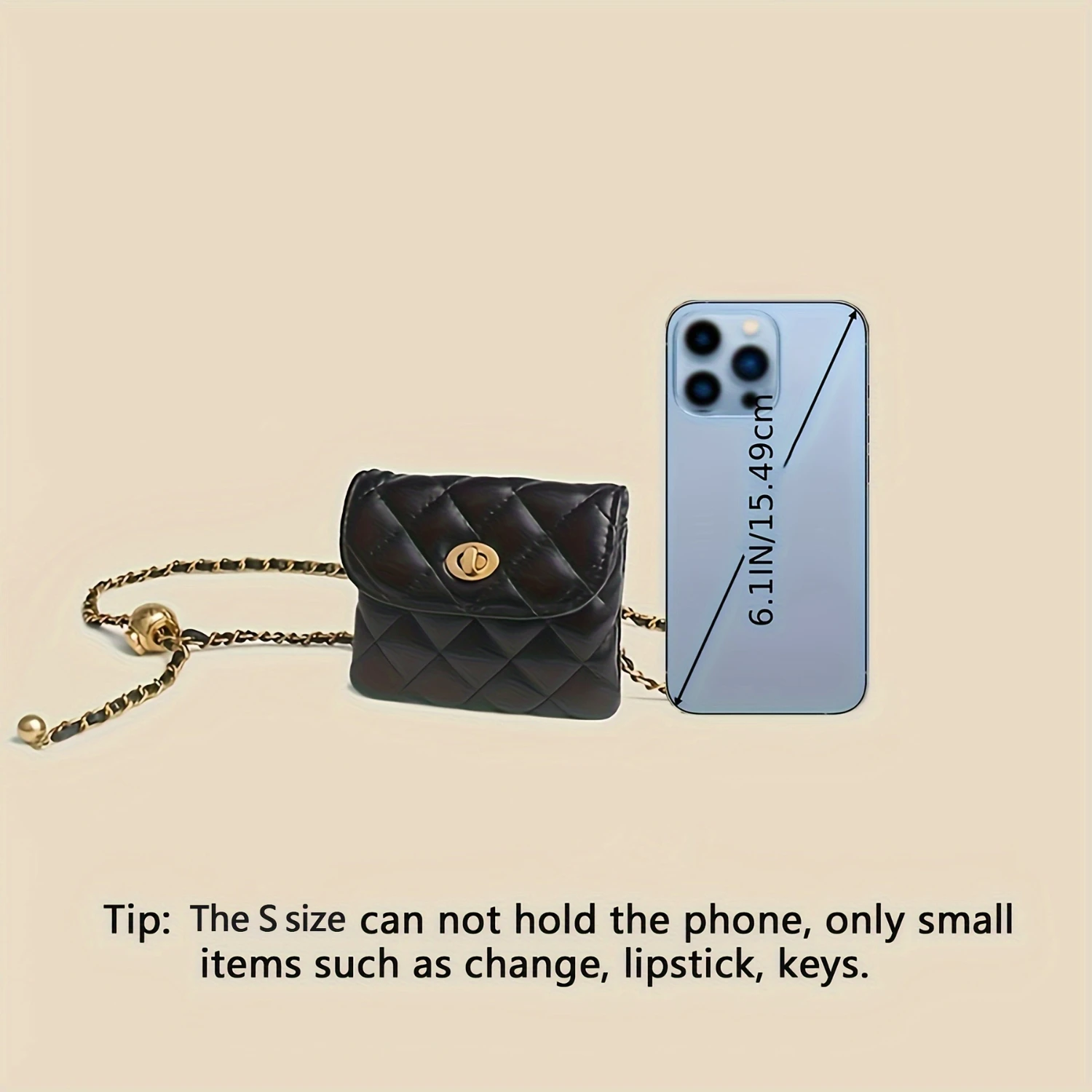 Женская стеганая поясная сумка Argyle из модной искусственной кожи - стильная с