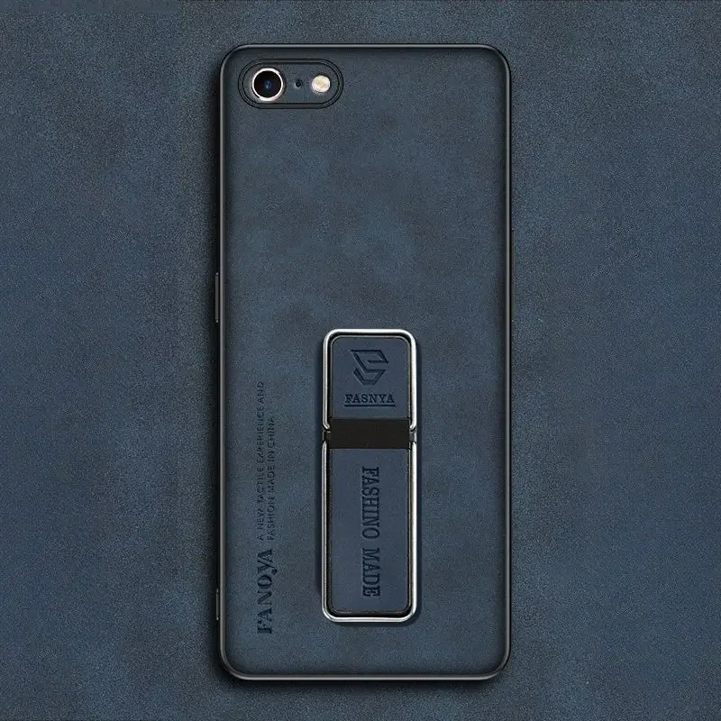 Для iPhone 16 Plus Pro Max 16E Чехол из овечьей кожи Автомобильный кронштейн Задняя крышка E