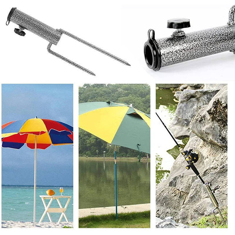 Уличный зонтик с подставкой-зонтик для газона стабильной поддержки в пляже