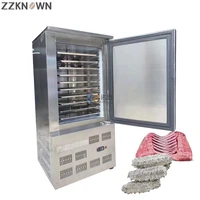 Single / Double Door Vertical Blast Freezer Supermarket Batch Upright Chest Freezers for Dumpling Meat Seafood Deep Freezer