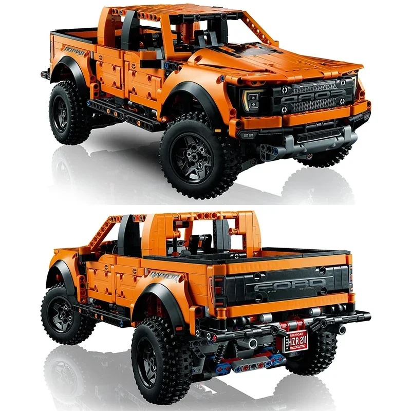 

1379pcs Ford Raptors F-150 Pickup Truck Racing Car MOC 42126 Technical Building Block Model Vehicle Bricks Toys For Kids Gifts