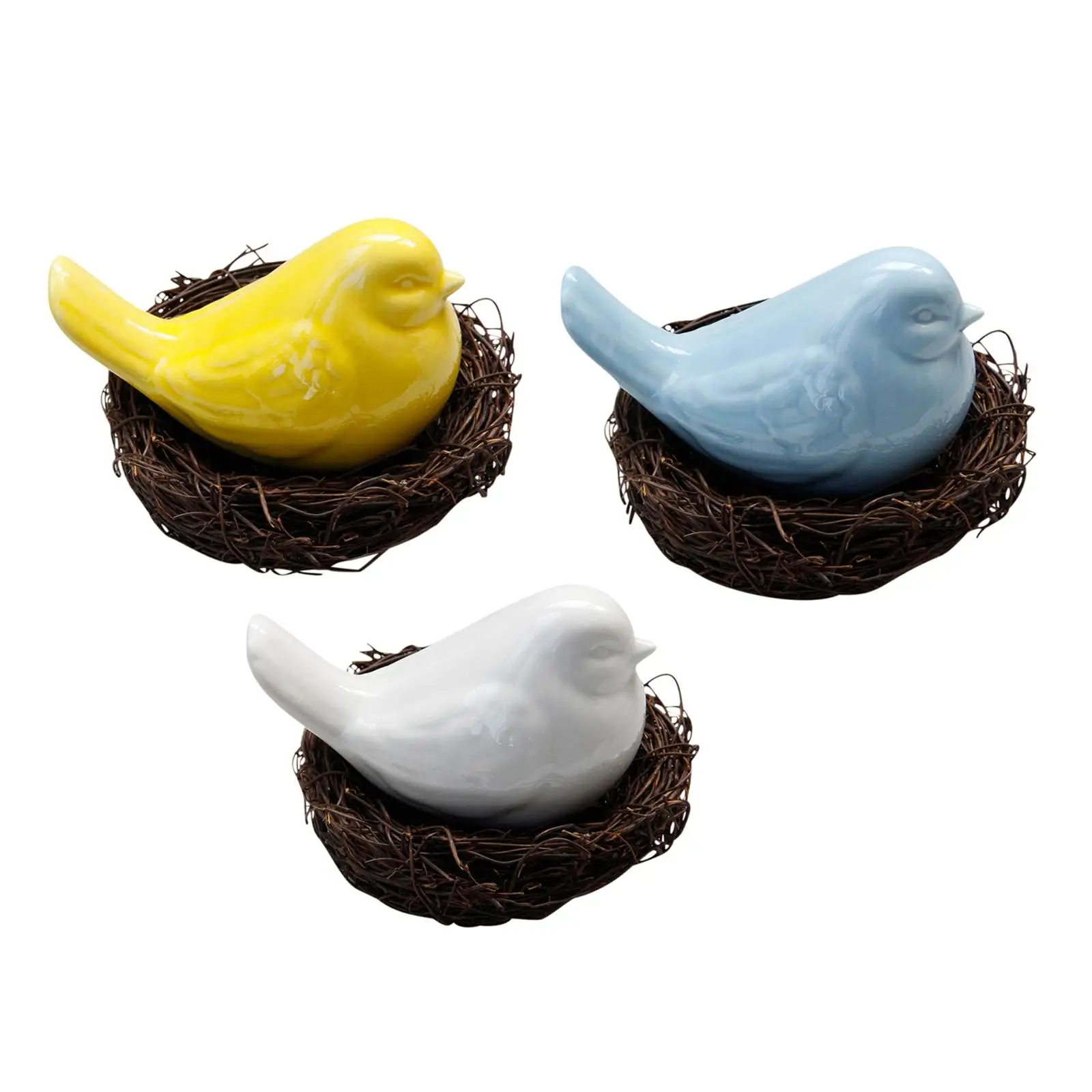 

Nordic Creative Bird Figurines Home Decoration Accessories Party Crafts for Living Room Shelves Wedding Ornaments