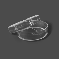 10pcs 35mm disposable sterile plastic petri dish transparent lab culture dish for lb plate bacterial yeast drop shipping wholesa