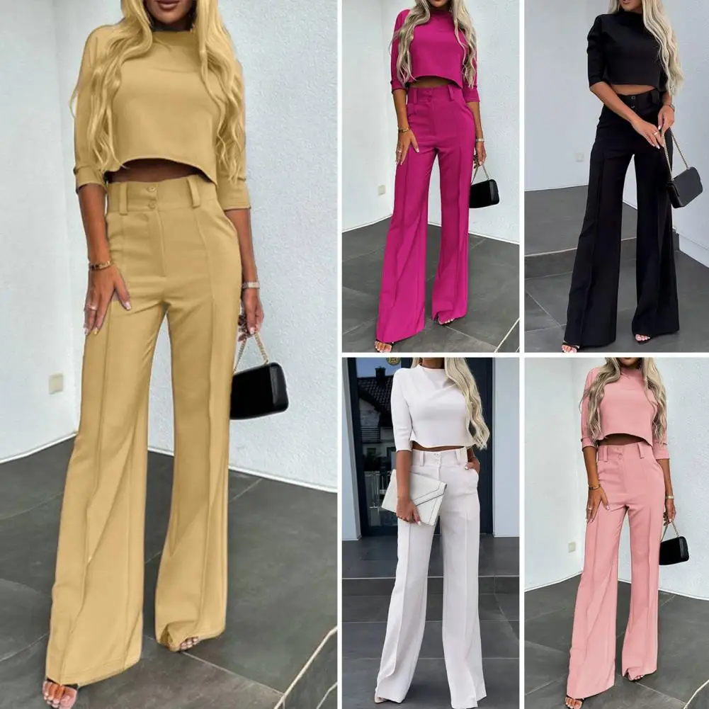 Новинка весна-осень 2024 модный небольшой облегающий Женский комплект с высоким