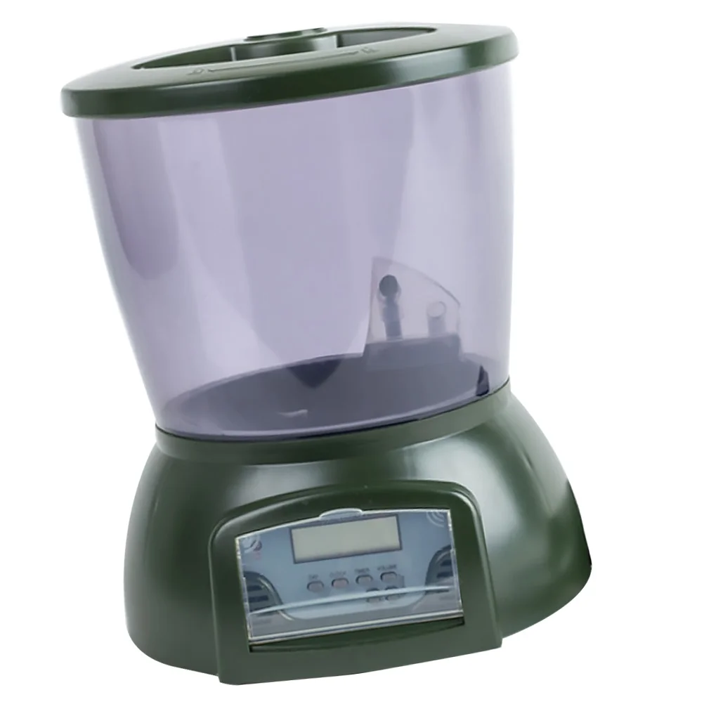 

Automatic Feeder Aquarium Dispenser Tank Timer Auto Feeder with LCD Display Screen ( without dispenser timing feeder ) feeder
