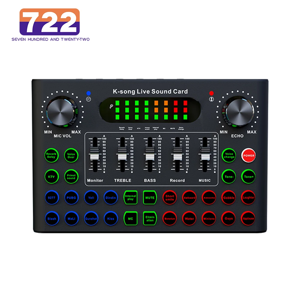 F007C английская звуковая карта игровой микрофон качественный внешний компьютер