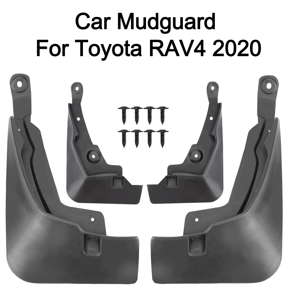 

Anti Sludge Scratch Resistant Durable Fender for Toyota RAV4 2020 Mud Flaps PP Car Mudguards 4 Piece/Set