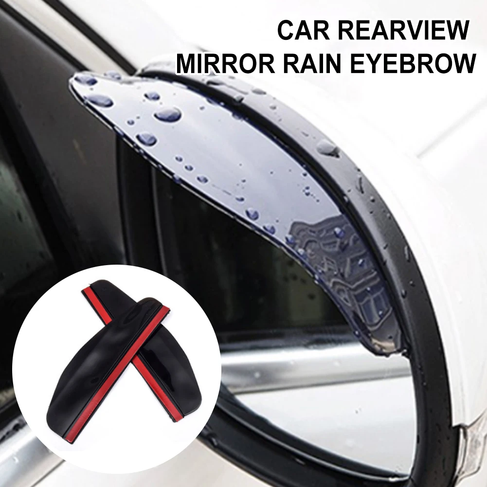 

Car Truck Rear View Eyebrow Side Mirror Water Rain Snow Shield Shade Cover Board Sun Visor Shade Shield Auto Rainproof Eyebrow