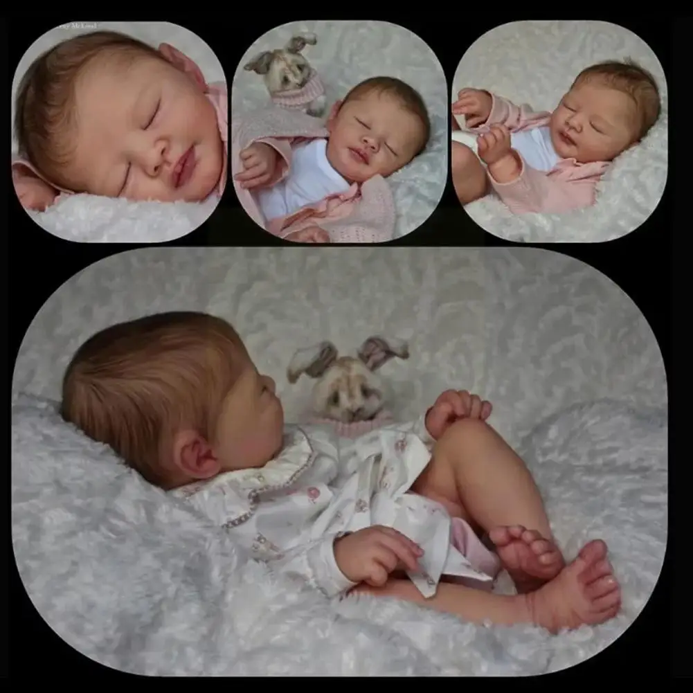 

Кукла большого размера, 21 дюйм, в комплекте, спящий Даллас unifted Baby Rebirth, резиновая кукла, милая кукла, мягкая кукла, детали для младенцев T8P4
