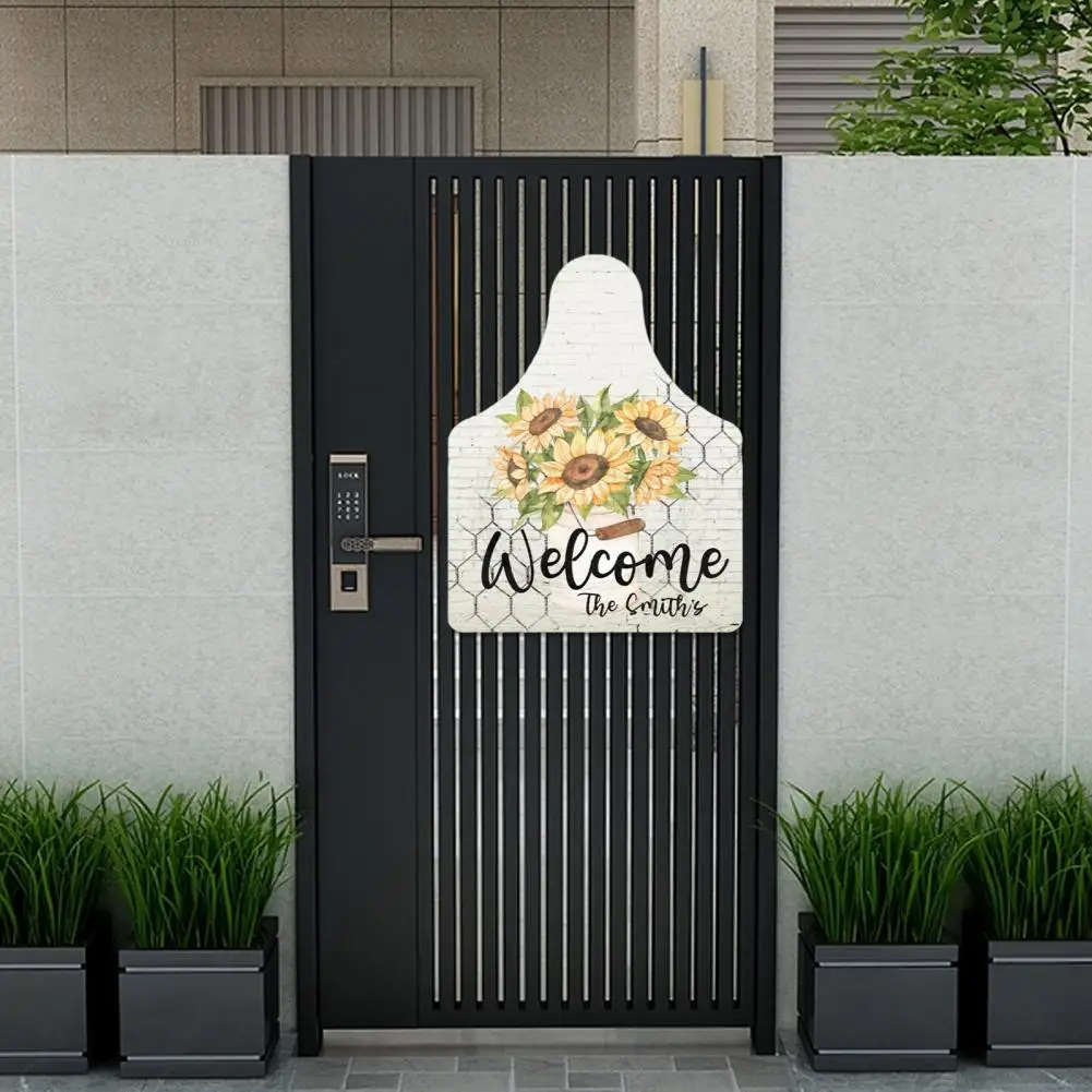 

Устойчивая к атмосферным воздействиям настенная тарелка в виде подсолнуха, летняя подвесная табличка с цветами, товары для дома