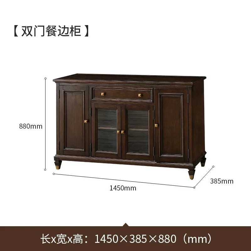 Кухонный сервант шкаф для гостиной стеклянный шкафчик кладовой витрина хранения