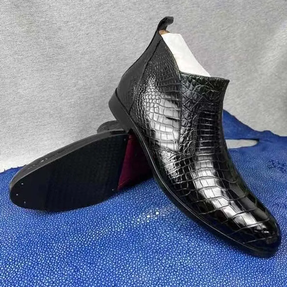 Рисунок 6 - Новые мужские крокодиловые ботинки yingshang