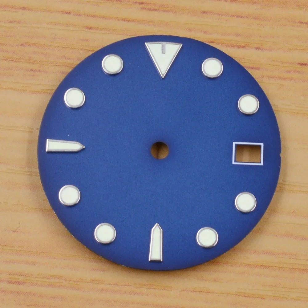 Часы диаметром 29 мм с циферблатом C3 светящиеся часы Diafit NH35 подходят для короны 3 38